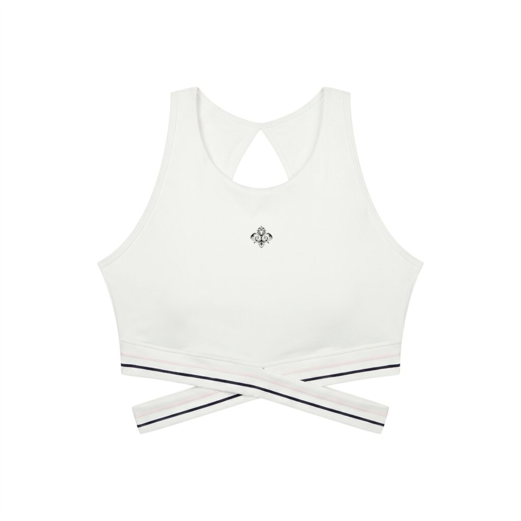 Élan Wrap Back Crop Top