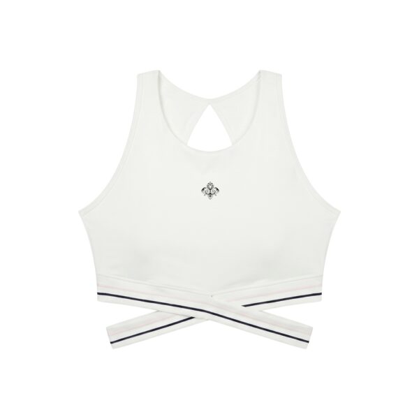 Élan Wrap Back Crop Top